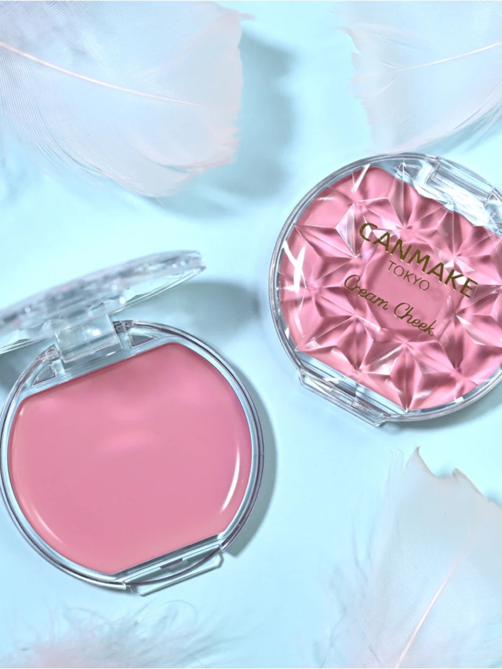 CANMAKE NEW CREAM CHEEK BLUSH COLOR 23 CUPID PINK- COLD TONE PINK